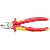 Knipex 70 08 180UKSBE VDE Fully Insulated Diagonal Side Cutters (180mm) image