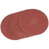 125mm Medium Grade Aluminium Oxide Sanding Discs (Pack of 10) image