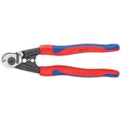Knipex 95 62 190 190mm Forged Wire Rope Cutters with Heavy Duty Handles image