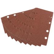 Ten 90 x 187mm 60 Grit Aluminium Oxide Sanding Sheets image