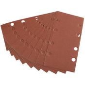 Ten 90 x 187mm 120 Grit Aluminium Oxide Sanding Sheets image