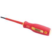 2.5mm x 75mm Fully Insulated Plain Slot Screwdriver. image