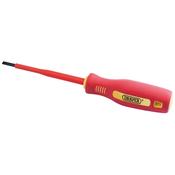 4mm x 100mm Fully Insulated Plain Slot Screwdriver. image