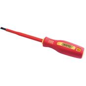 5.5mm x 125mm Fully Insulated Plain Slot Screwdriver. image