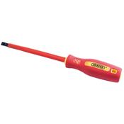 6.5mm x 150mm Fully Insulated Plain Slot Screwdriver. (Sold Loose) image