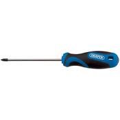 No.1 x 75mm Cross Slot Screwdriver with Soft Grip Handles image