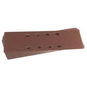 Ten 232 x 92mm 60 Grit Aluminium Oxide Sanding Sheets for 63128 Random Orbit Sander image