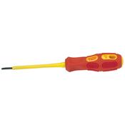 2.5mm x 75mm Fully Insulated Plain Slot Screwdriver (Sold Loose) image