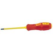 4.0mm x 100mm Fully Insulated Plain Slot Screwdriver (Sold Loose) image