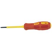 No.0 x 60mm Fully Insulated Cross Slot Screwdriver (Sold Loose) image
