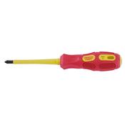 No.2 x 100mm Fully Insulated PZ Slot Screwdriver image