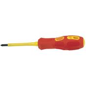 No 1 x 80mm Fully Insulated PZ Type Screwdriver (Sold Loose) image