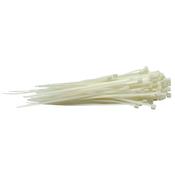 White Cable Ties (100 pieces) image
