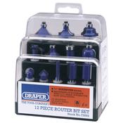 1/4″ TCT Router Bit Set (12 Piece) image