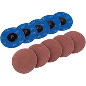 Ten 75mm 120 Grit Aluminium Oxide Sanding Discs image