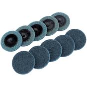 Ten 50mm Polycarbide Abrasive Pads (Fine) image