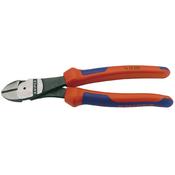 Knipex 74 22 200 200mm High Leverage Diagonal Side Cutter with 12° Head image