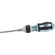 Soft Grip 7 in 1 Ratcheting Screwdriver and Bit Set image