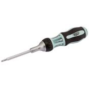 Soft Grip 7 in 1 Ratcheting Screwdriver and Bit Set (Draper TX-STAR®) image