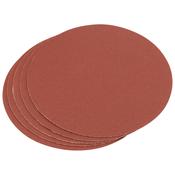 Five 60 Grit Aluminium Oxide Sanding Discs (150mm) image