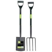 Carbon Steel Garden Fork and Spade Set image