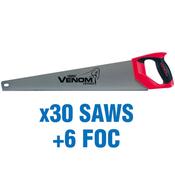 Second Fi x Draper Venom® Triple Ground 550mm Handsaws (added value pack 30 saws + 6 foc) image