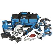 D20 20V Jumbo Kit (7 Piece) (+1 x 3Ah Batteries, 1 x 5Ah Battery, Charger and Wheeled Tool Bag) image