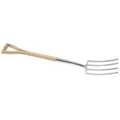 Stainless Steel Digging Fork with Ash Handle image