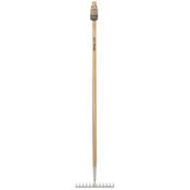 Stainless Steel Garden Rake with Ash Handle image