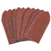 Pack of Ten 60 Grit Hook and Loop Aluminium Oxide Sanding Sheets (32 x 92mm) image