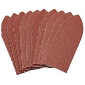 Pack of Ten 120 Grit Hook and Loop Aluminium Oxide Sanding Sheets (32 x 92mm) image