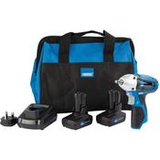 Draper Storm Force® 10.8V Power Interchange Impact Wrench Kit (+2 x 4Ah Batteries, Charger and Bag) image