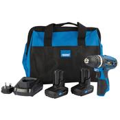 Draper Storm Force® 10.8V Power Interchange Rotary Drill Kit (+2 x 4Ah Batteries, Charger and Bag) image