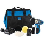Draper Storm Force® 10.8V Power Interchange Mini Polisher Kit (+2 x 1.5Ah Batteries, Charger and Bag) image