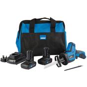Draper Storm Force® 10.8V Power Interchange Reciprocating Saw Kit (+2 x 4Ah Batteries, Charger and Bag) image