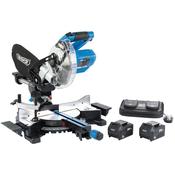 D20 20V Brushless 185mm Sliding Compound Mitre Saw Kit (Twin Charger) image
