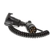 MP5886 2.5m 7 Pin N Type Curly Extension Lead (Plug To Socket) image