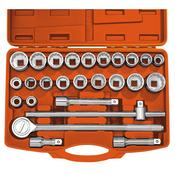 DRAPER COMBINED MM/AF SOCKET SET, 3/4″ SQ. DR., ORANGE (26 PIECE) image