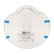 3M™ Hand Sanding and Power Tool Respirator 8810, FFP2, 20/box image