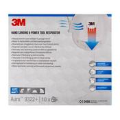 3M™ Aura™ Hand Sanding and Power Tool Respirator 9322+, FFP2, valved, Singles image