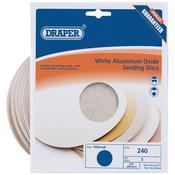 Five 150mm 240 Grit Aluminium Oxide Sanding Discs image