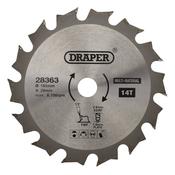 TCT Multi-Purpose Circular Saw Blade, 165 x 20mm, 14T image