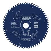 Draper Expert TCT Circular Saw Blade for Wood with PTFE Coating, 250 x 30mm, 60T image