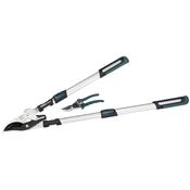 Telescopic Soft Grip Bypass Ratchet Action Loppers and Bypass Secateur Set image