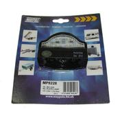 Maypole 10-30V LED Number Plate Lamp &amp; Cable With Clip In Base MP8228