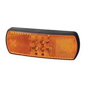 Amber LED Side Marker Lamp with Reflex Reflector and Superseal Plug – 12/24V image
