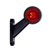 RH Red/White LED Short Oblique Outline Marker Lamp – 12/24V image