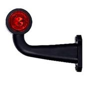 LH Red/White LED Long Angled Outline Marker Lamp – 12/24V image