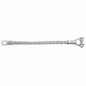 Universal 375mm Round Heavy Duty Tinned Copper Earth Strap – 16/32/0.30mm 260A