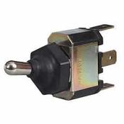 Splashproof On/Off/Momentary On Toggle Switch with Rubber Gaiter – 10A at 28V